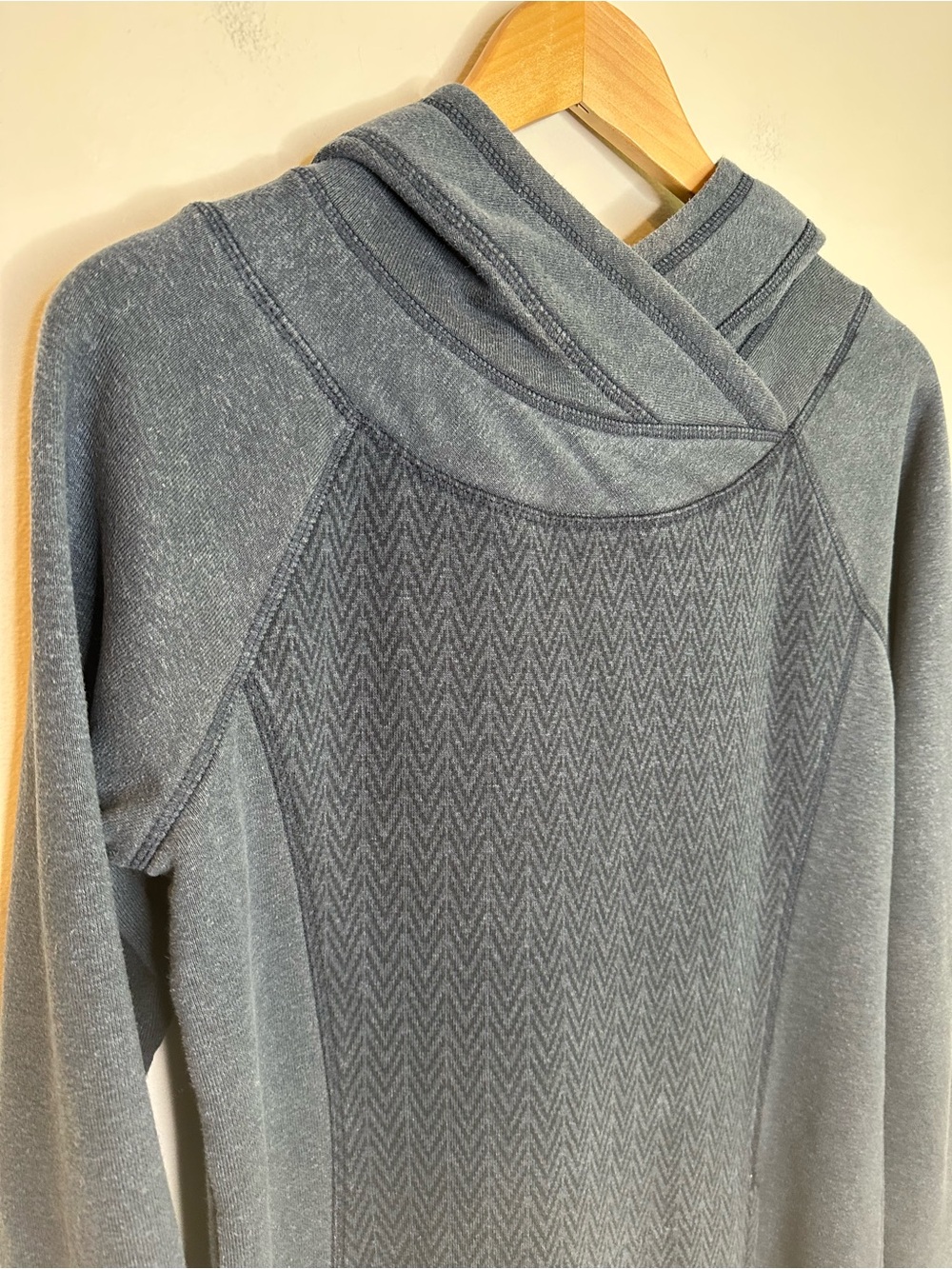 Prana Daily Tunic Hooded Tunic Dress in Charcoal Gray EUC Medium - Picture 3 of 7